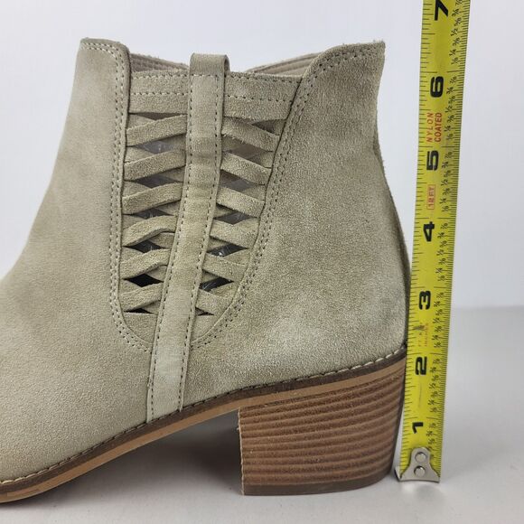 PAUL GREEN Suede Braided Cutout Bootie Size 6 UK 8.5 US - Picture 3 of 14